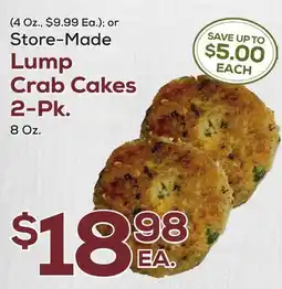 DeCicco & Sons Lump Crab Cakes 2-Pk offer