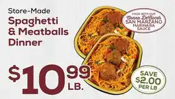 DeCicco & Sons Spaghetti & Meatballs Dinner offer