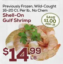 DeCicco & Sons Shell-On Gulf Shrimp offer