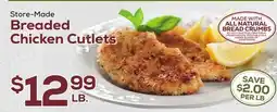 DeCicco & Sons Breaded Chicken Cutlets offer