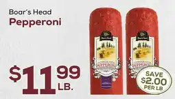 DeCicco & Sons Boar's Head Pepperoni offer