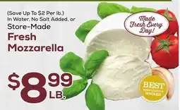DeCicco & Sons Fresh Mozzarella offer