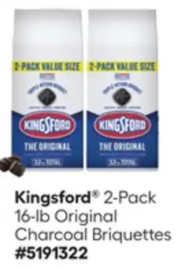 Lowe's Kingsford 2-Pack 16-lb Original Charcoal Briquettes offer