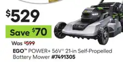 Lowe's EGO POWER+ 56VG 21-in Self-Propelled Battery Mower offer