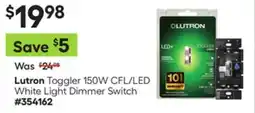 Lowe's Toggler 150W CFL/LED White Light Dimmer Switch offer