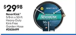 Lowe's 5/8-in x 50-ft Heavy-Duty Kink-Free Garden Hose offer