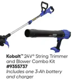 Lowe's 24V String Trimmer and Blower Combo Kit offer