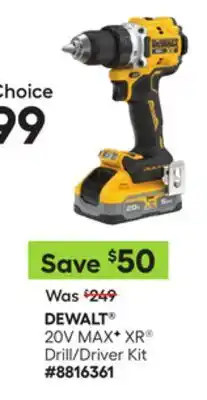 Lowe's 20V MAXF XR Drill/Driver Kit offer