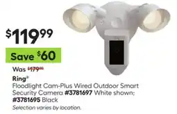 Lowe's Ring Floodlight Cam-Plus Wired Outdoor Smart Security Camera offer