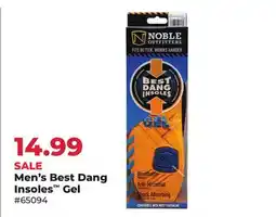 Runnings Noble Outfitters Men's Best Dang Insoles Gel offer