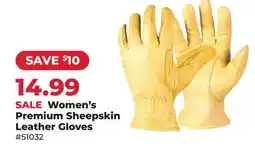 Runnings Noble Outfitters Women's Premium Sheepskin Leather Gloves offer