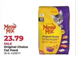 Runnings Original Choice Cat Food offer