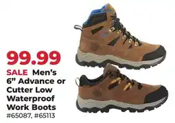 Runnings Noble Outfitters Men's 6 Advance or Cutter Low Waterproof Work Boots offer