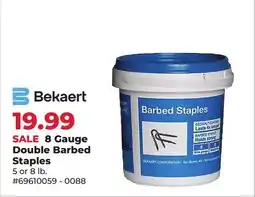 Runnings Bekaert 8 Gauge Double Barbed Staples offer