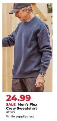 Runnings Noble Outfitters Men's Flex Crew Sweatshirt offer