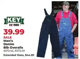 Runnings Men's Denim Bib Overalls offer