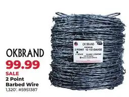 Runnings 2 Point Barbed Wire, 1,320' offer