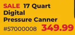 Runnings 17 Quart Digital Pressure Canner offer