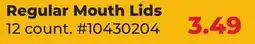 Runnings Ball Regular Mouth Lids offer