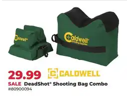 Runnings CALDWELL DeadShot Shooting Bag Combo offer