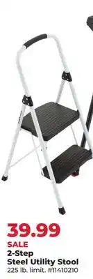 Runnings 2-Step Steel Utility Stool, 225 lb. limit offer