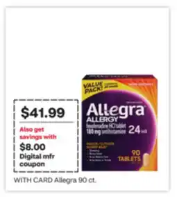 CVS Allegra 90 ct offer