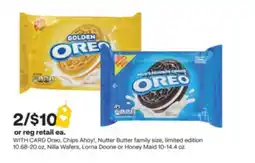 CVS Oreo, Chips Ahoy!, Nutter Butter family size, 10.68-20 oz offer