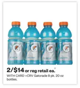 CVS Gatorade 8 pk. 20 oz offer