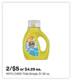 CVS Tide Simply 31-32 oz offer