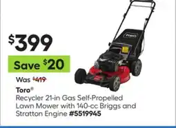 Lowe's Recycler 21-in Gas Self-Propelled Lawn Mower with 140-cc Briggs and Stratton Engine offer