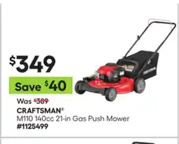 Lowe's M110 140cc 21-in Gas Push Mower offer