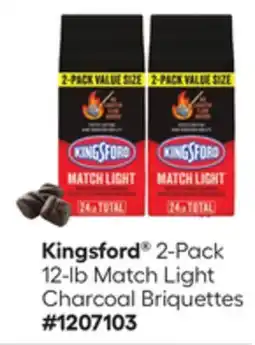 Lowe's 2-Pack 12-lb Match Light Charcoal Briquettes offer
