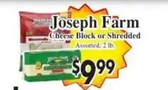 Baja Ranch Joseph Farm Cheese Block or Shredded offer
