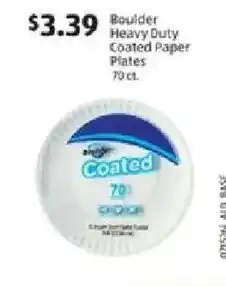 Aldi Boulder heavy duty coated paper plates offer