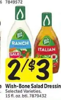 Stop&Shop Wish-Bone Salad Dressing offer