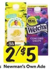 Stop&Shop Newman's Own Ade offer