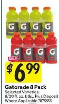 Stop&Shop Gatorade 8-Pack offer