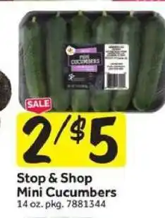 Stop & Shop Mini Cucumbers
