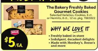 Stop&Shop The Bakery Freshly Baked Gourmet Cookies offer