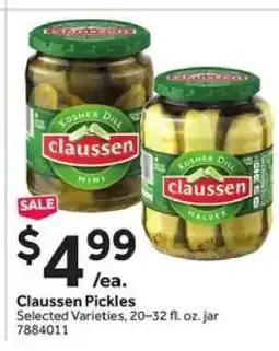 Stop&Shop Claussen Pickles offer