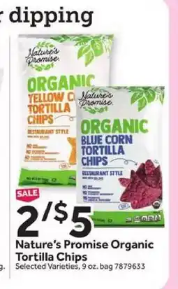 Stop&Shop Nature's Promise Organic Tortilla Chips offer