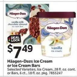 Stop&Shop Häagen-Dazs Ice Cream or Ice Cream Bars offer