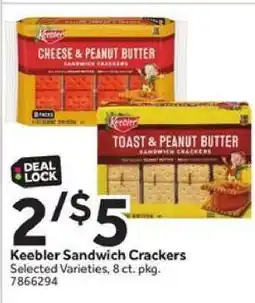 Stop&Shop Keebler Sandwich Crackers offer
