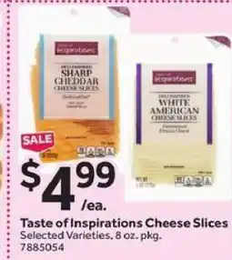 Stop&Shop Taste of Inspirations Cheese Slices offer