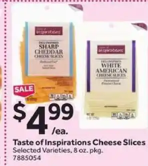 Stop&Shop Taste of Inspirations Cheese Slices offer