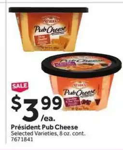 Stop&Shop President Pub Cheese offer