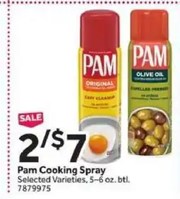 Stop&Shop Pam Cooking Spray offer