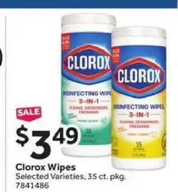 Stop&Shop Clorox Wipes offer