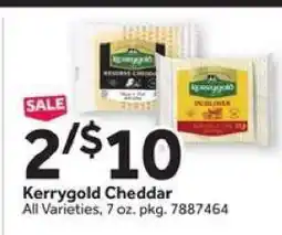 Stop&Shop Kerrygold Cheddar offer