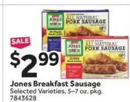 Stop&Shop Jones Breakfast Sausage offer